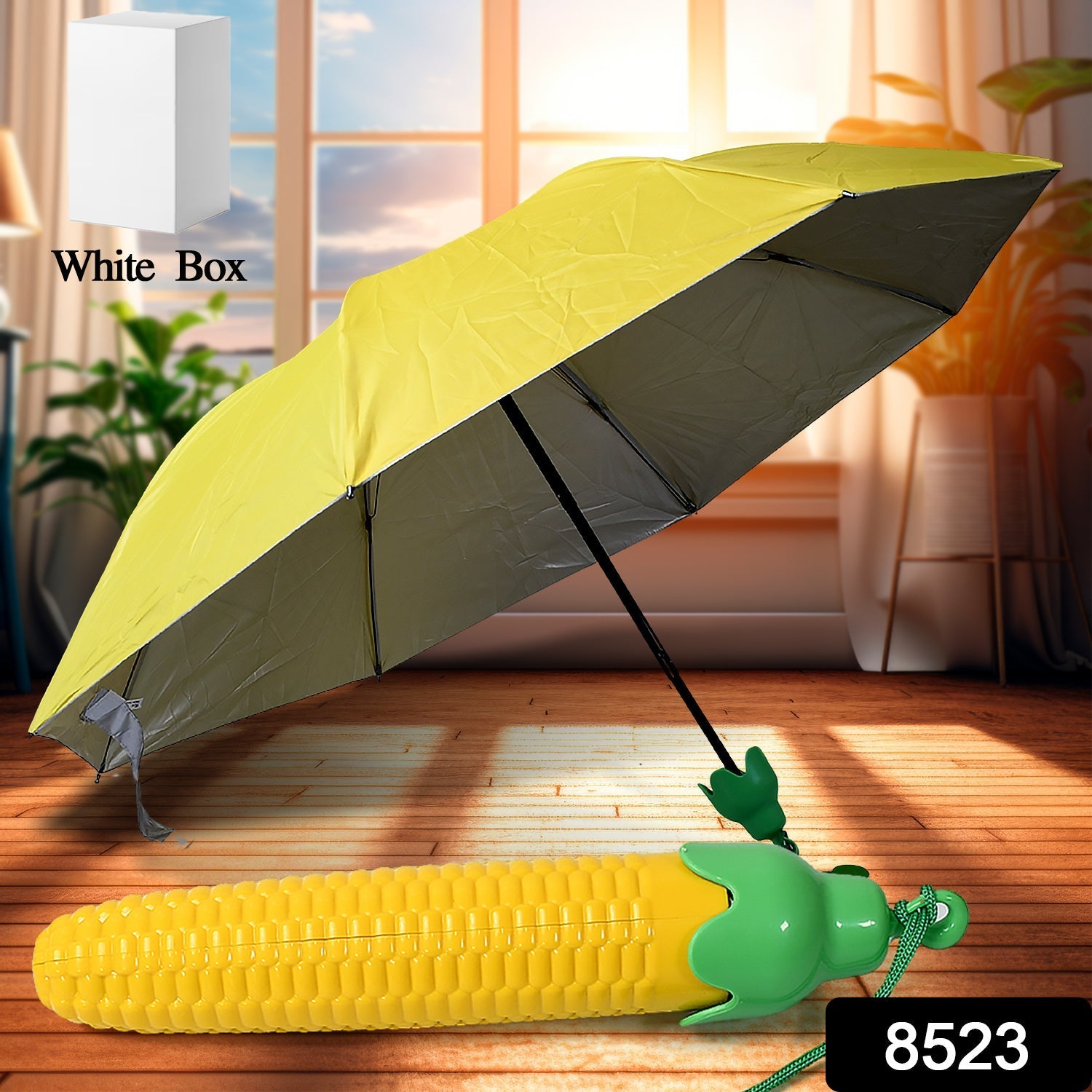 Vegetable shaped Folding Umbrella, Plastic Case Creative Fashion Folding Mini Sun Shade Rain Umbrella, Unique Umbrella, Sun & UV Protection, Cute Design (1 Pc) Vegetable shaped Folding Umbrella, Plastic Case Creative Fashion Folding Mini Sun Shade Rain Umbrella, Unique Umbrella, Sun & UV Protection, Cute Design (1 Pc)